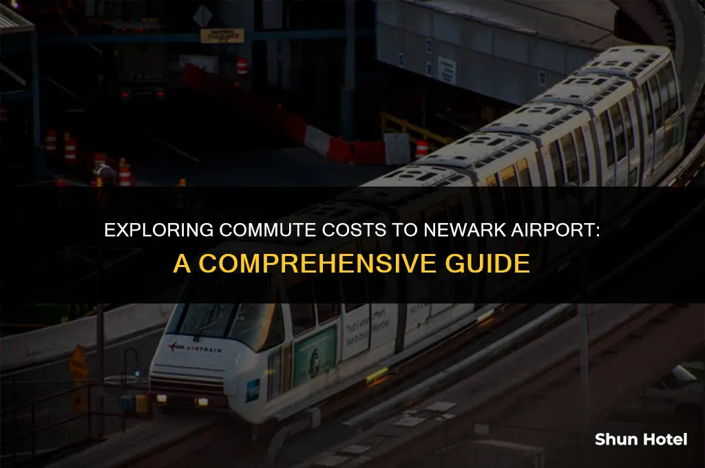 how much does a commute to newark airport cost