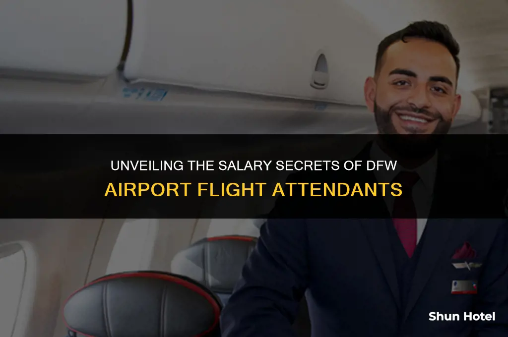 how much does a flight attendant make dfw airport