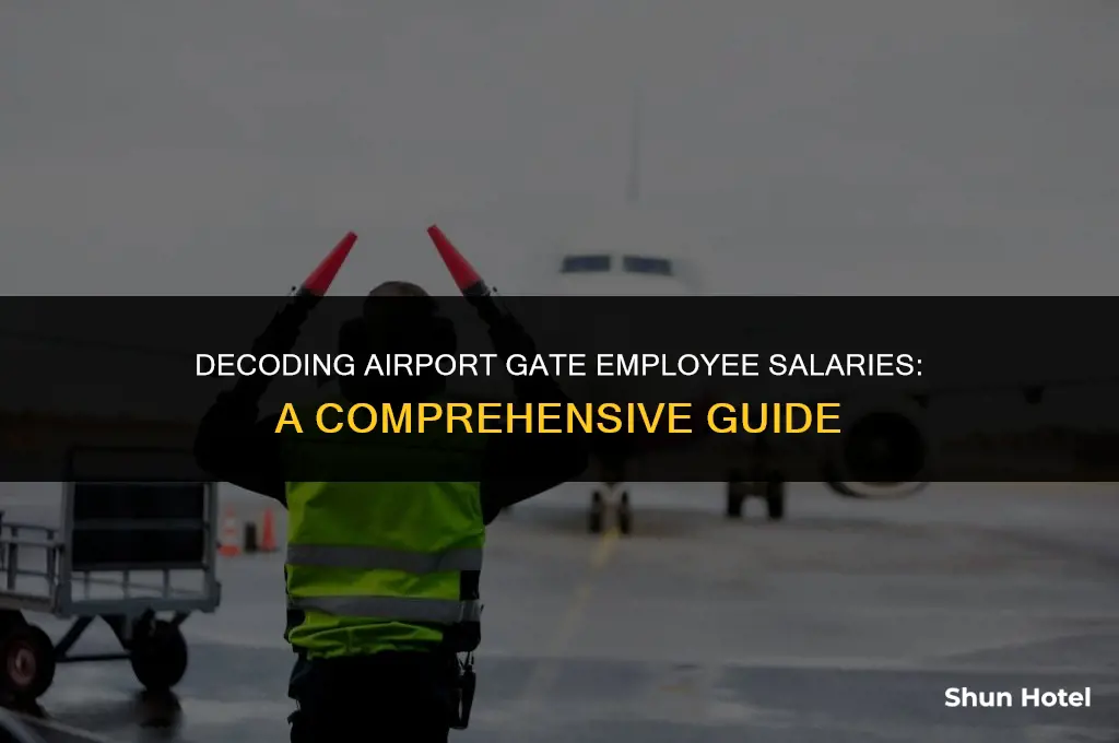 how much does a gate employee at the airport make