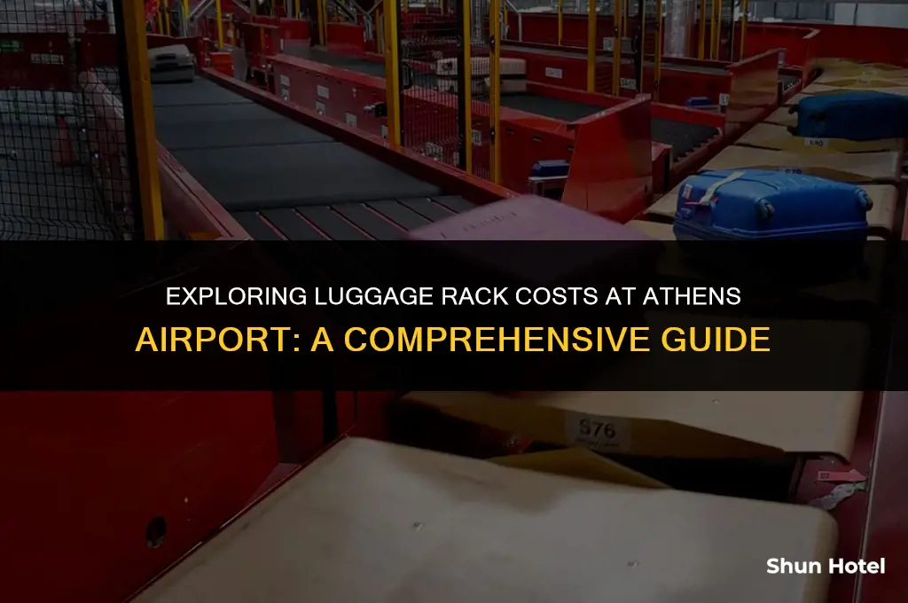 how much does a luggage rack cost at ath airport