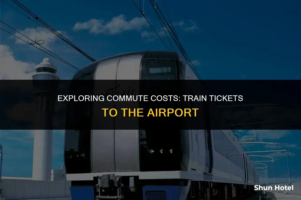 how much does a train ticket to airport cost