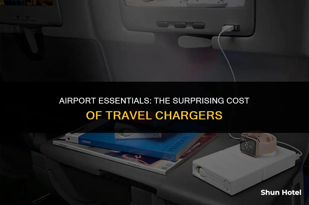 how much does a travel charger cost at an airport