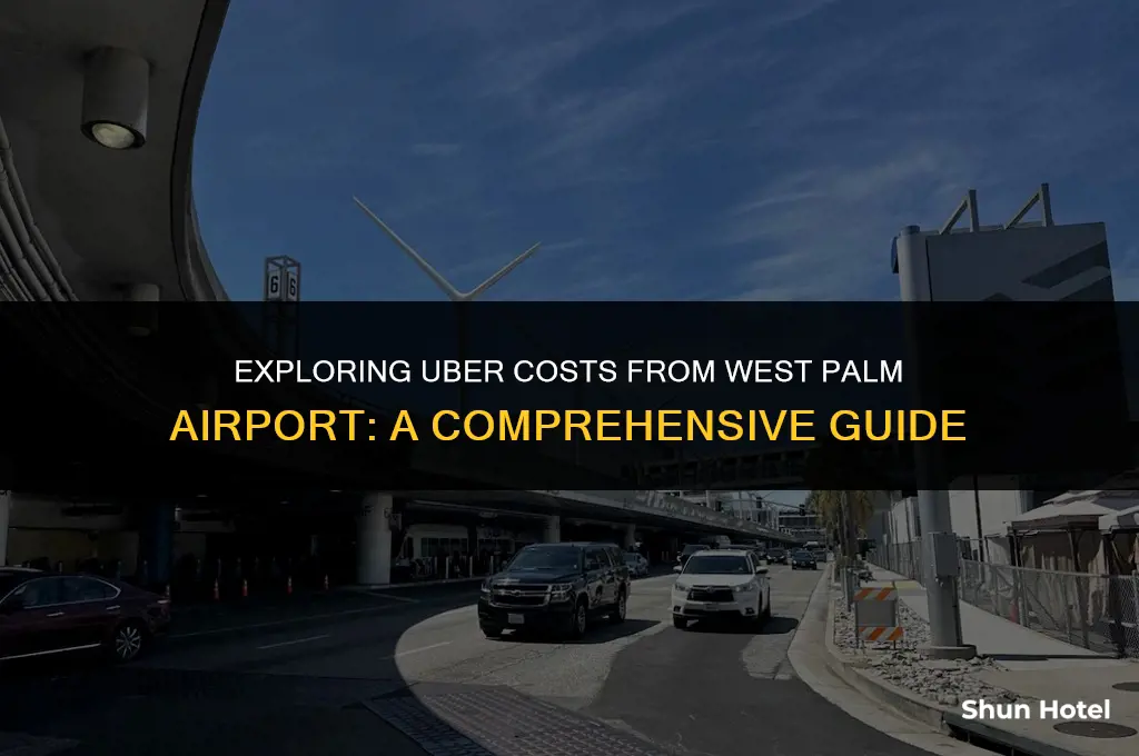 how much does a uber cost from west palm airport