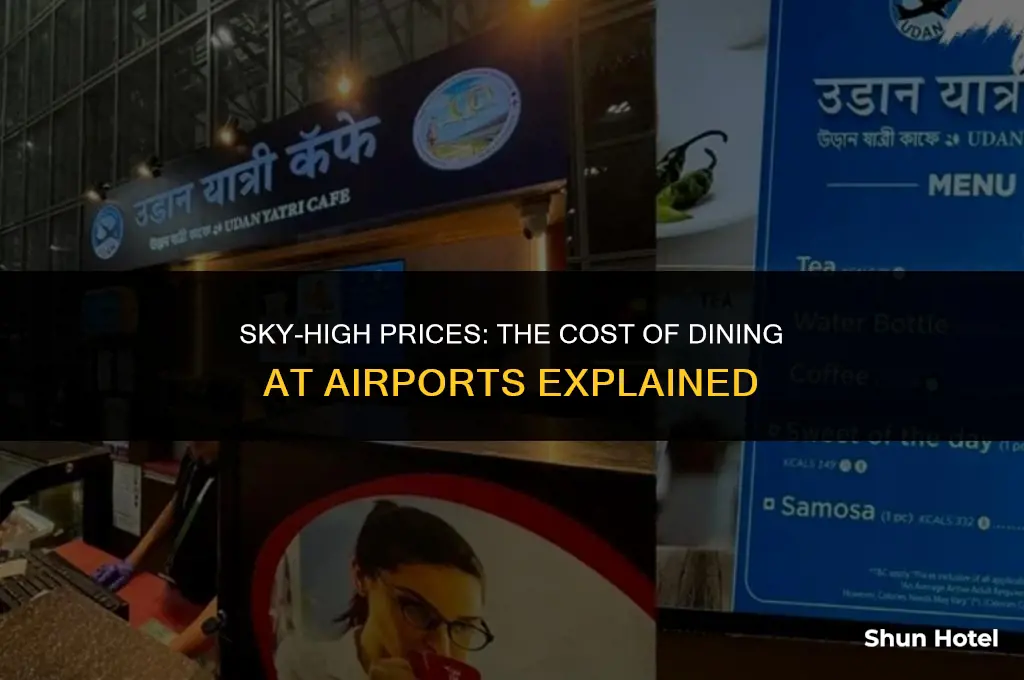how much does airport food cost
