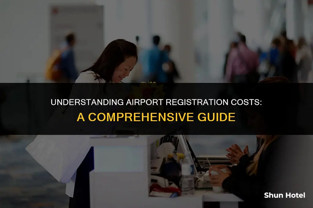 how much does airport registration cost