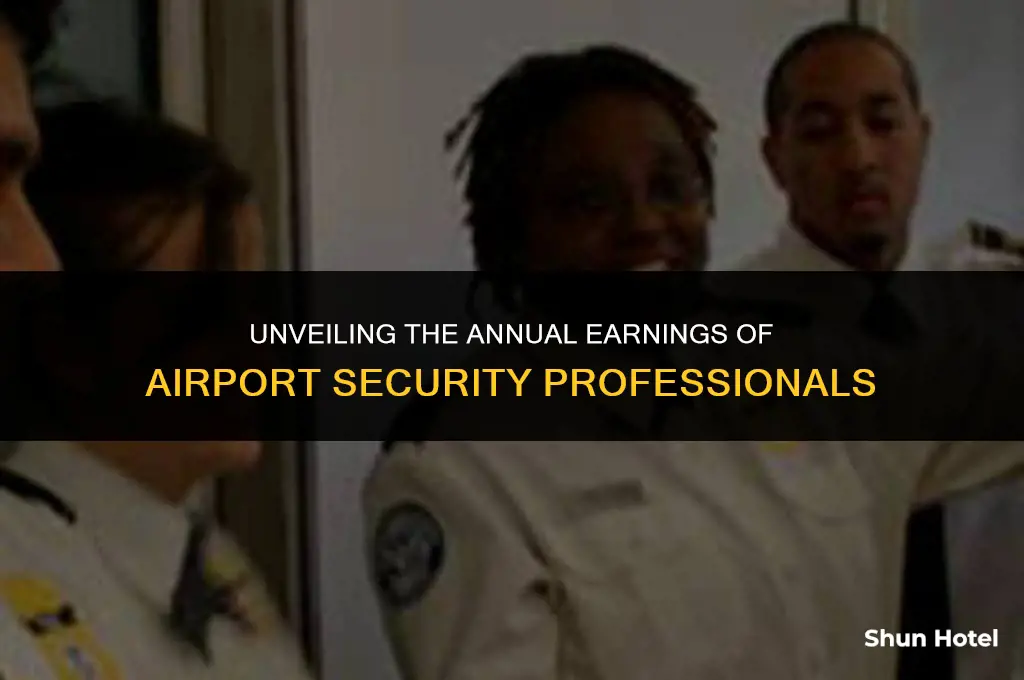 how much does airport security make a year