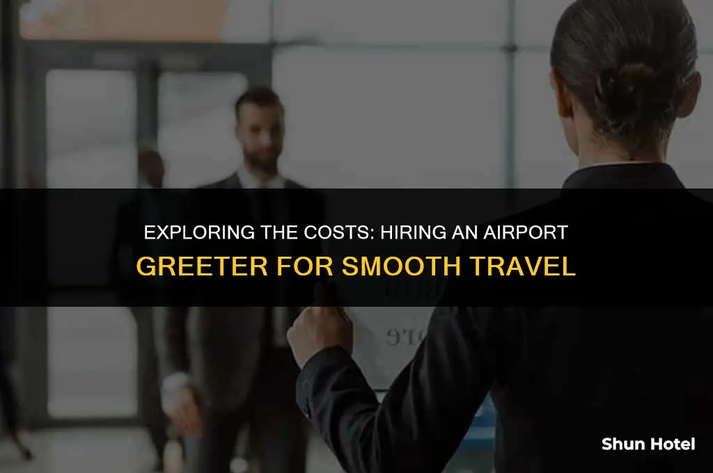 how much does an airport greeter cost