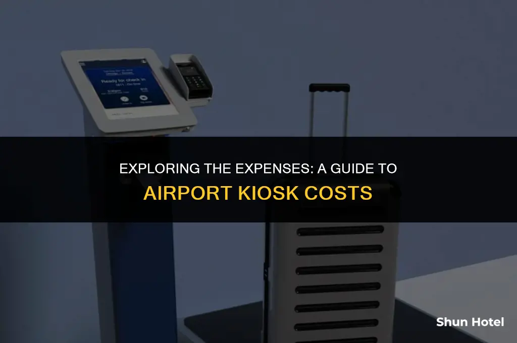 how much does an airport kiosk cost