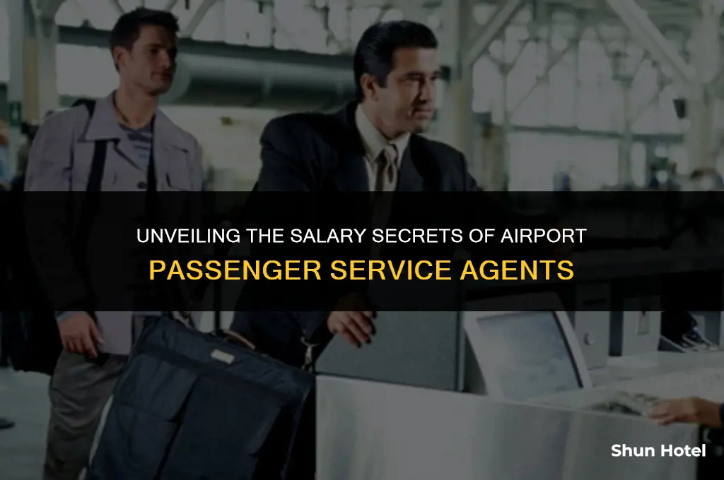 how much does an airport passenger service agent earn