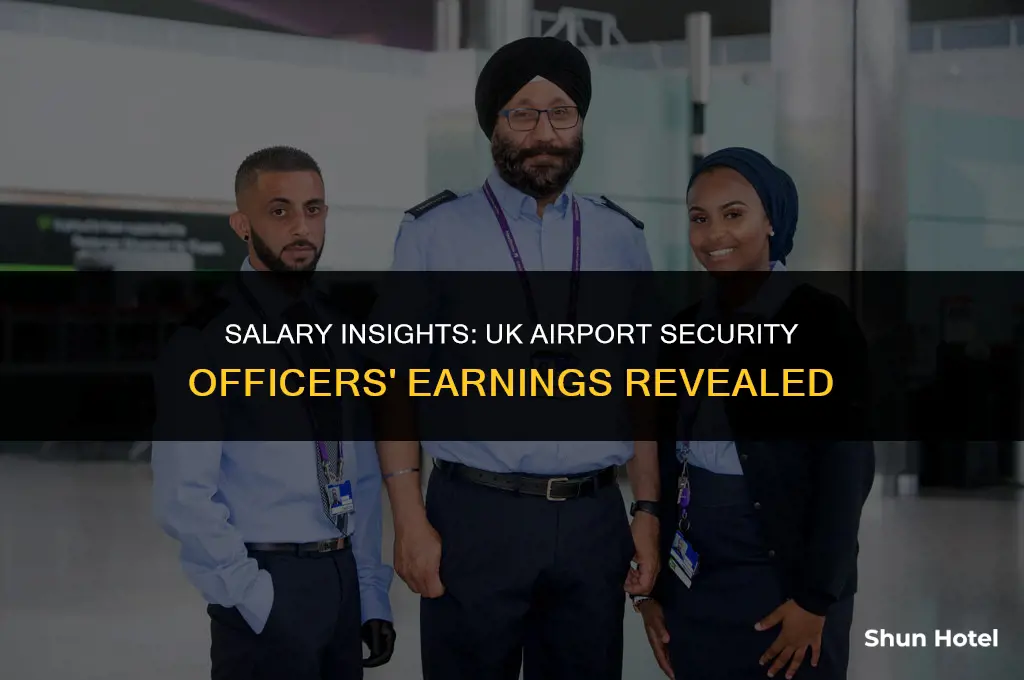 how much does an airport security officer earn uk