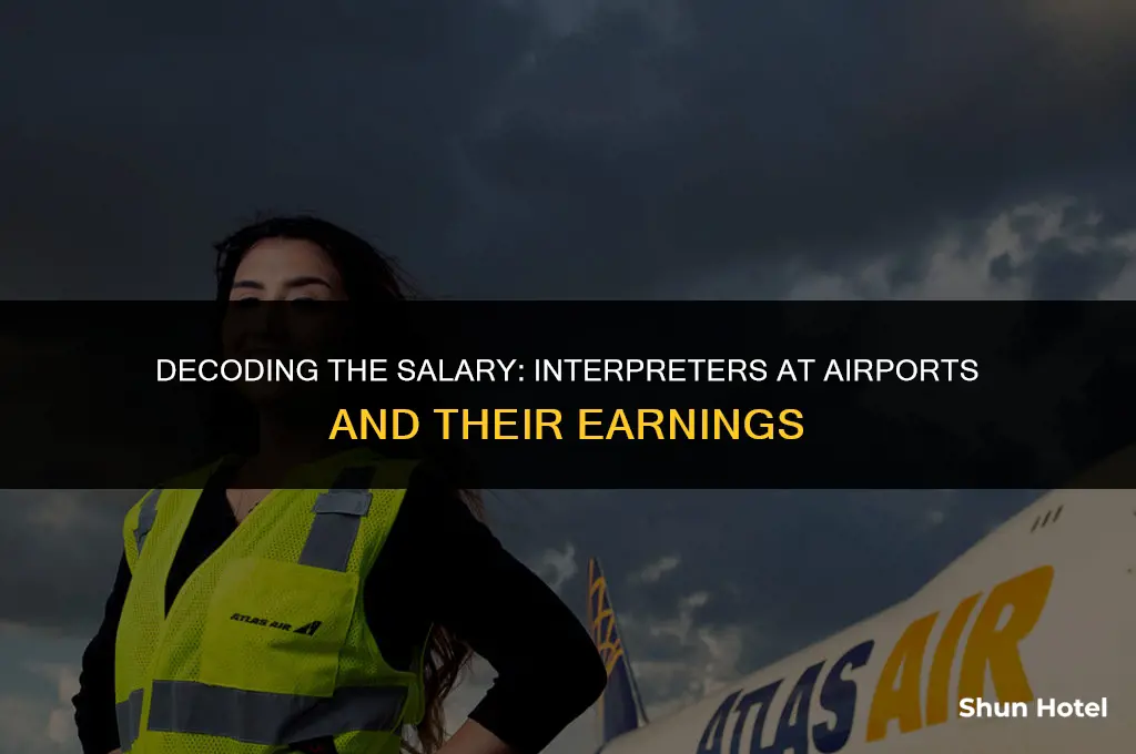 how much does an interpreter make in a airport