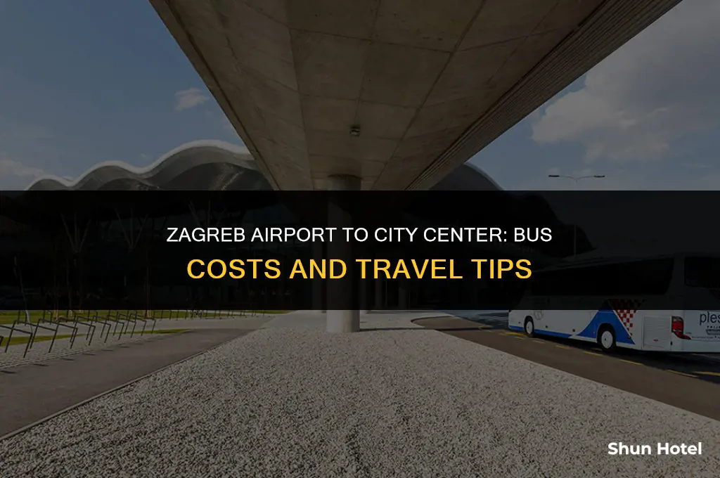 how much does bus from zagreb airport to zagreb