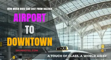 Raleigh Airport to Downtown: Estimating Cab Fare for Your Trip