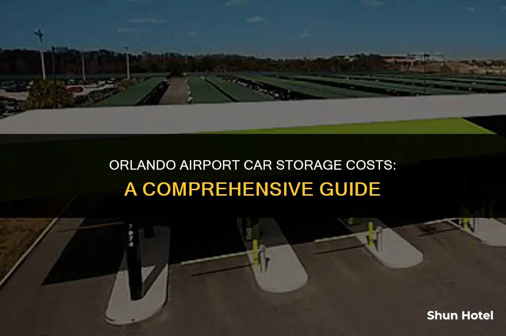 how much does car storage cost at the orlando airport