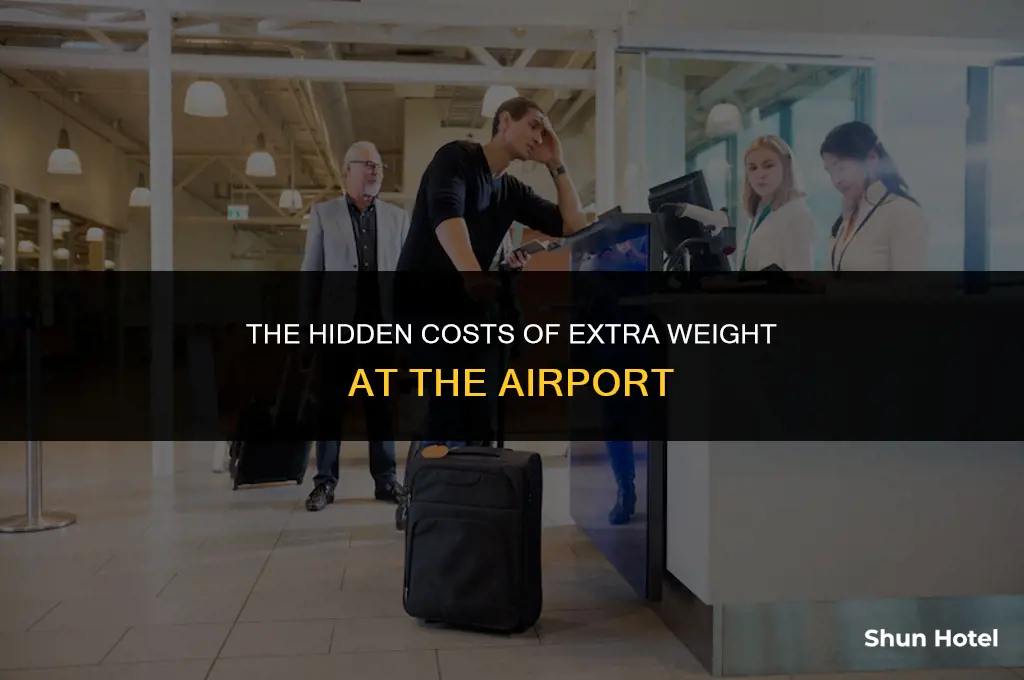 how much does extra weight cost at the airport
