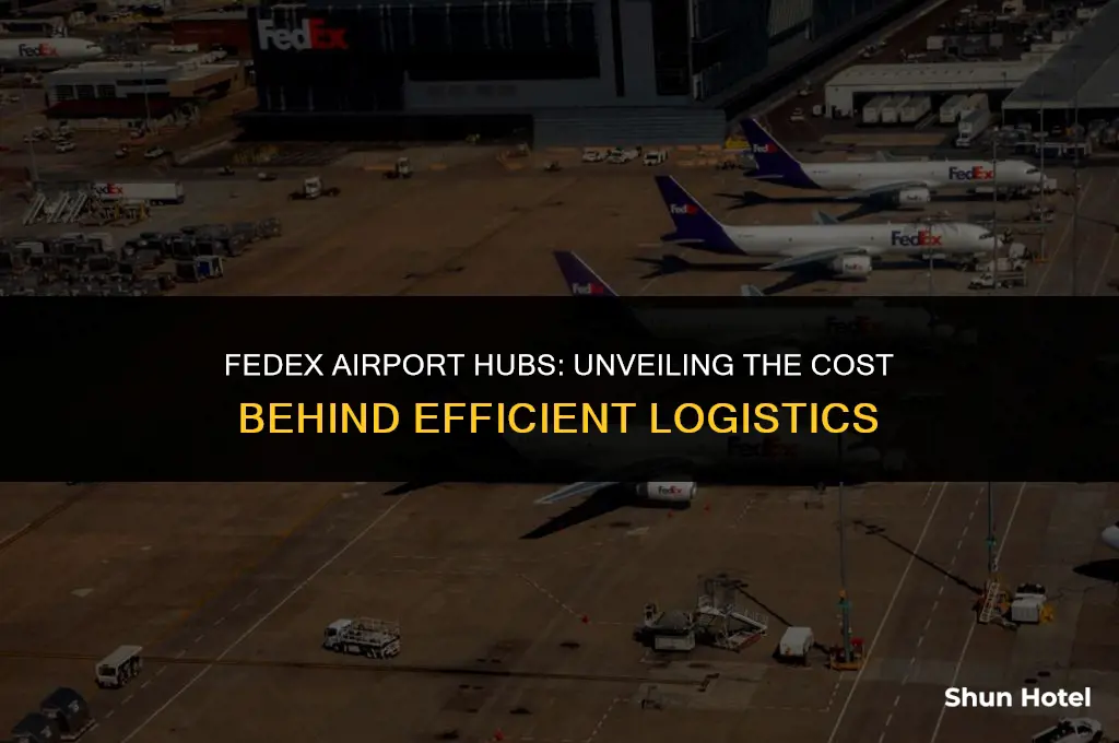 how much does fed ex pay for airport hubs
