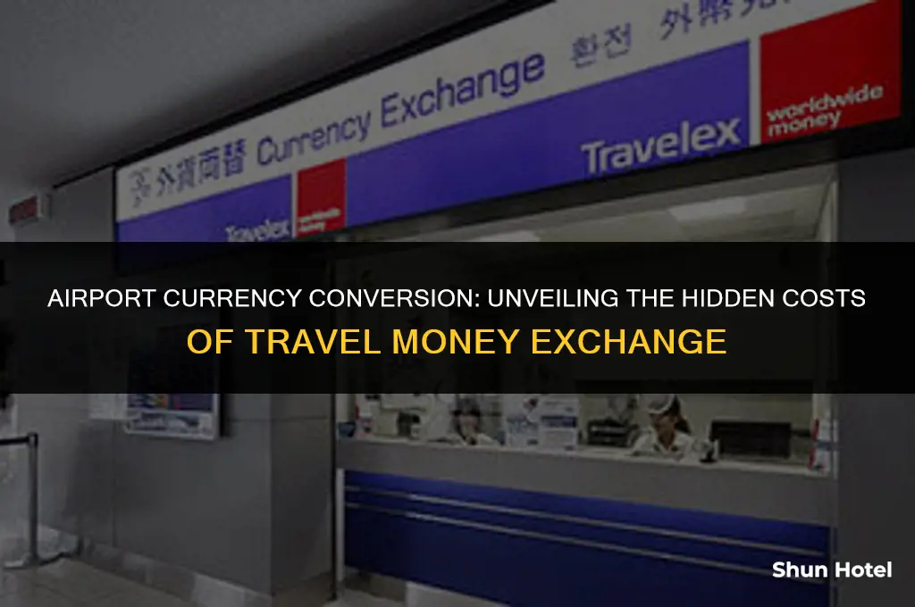 how much does it cost to convert money at airport