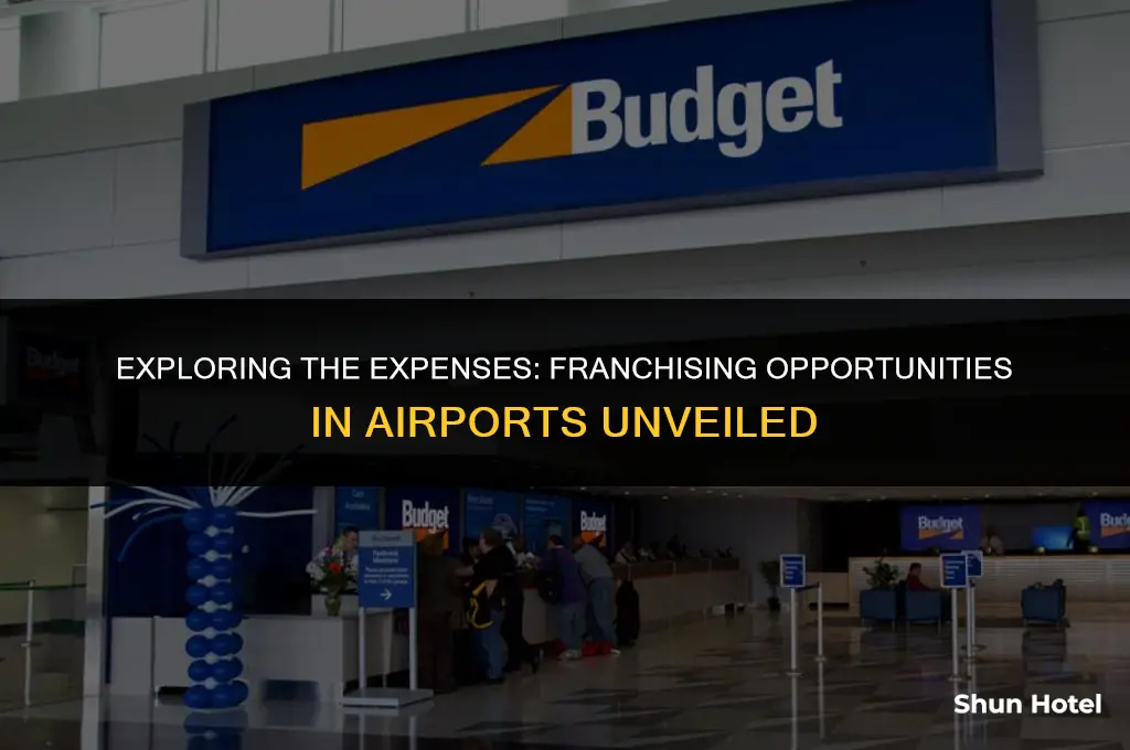how much does it cost to franchise in an airport