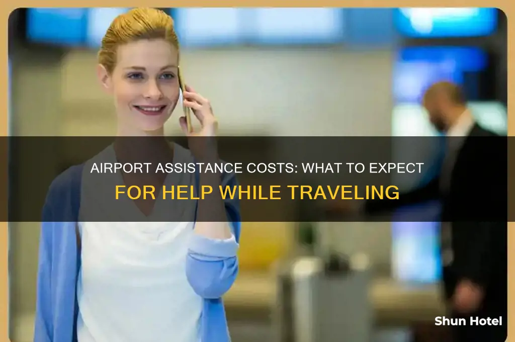 how much does it cost to get help.at the airport