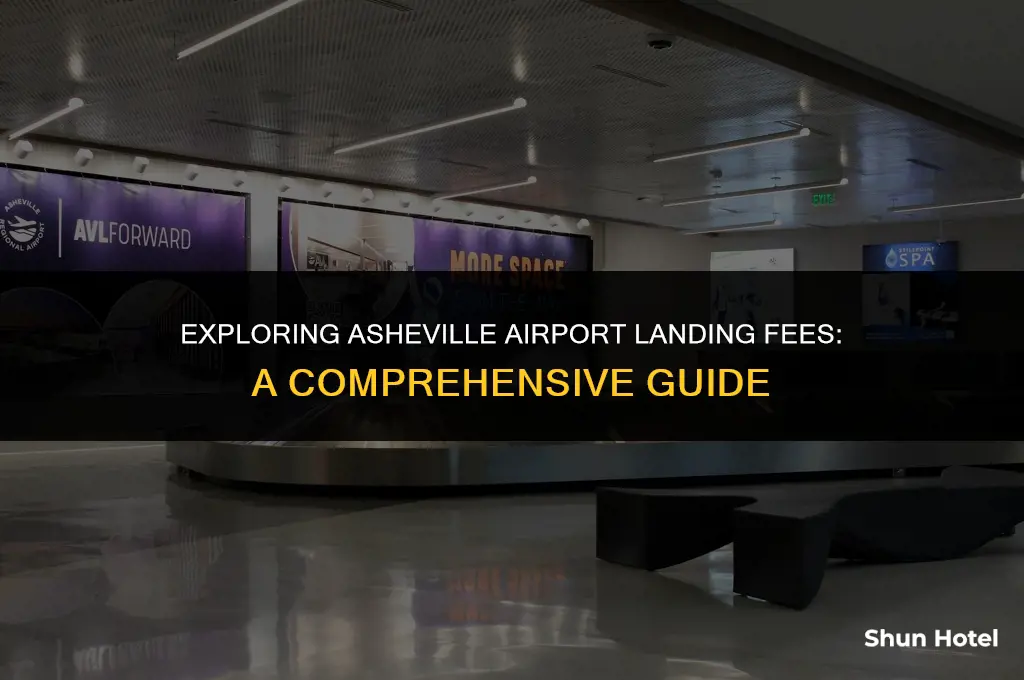 how much does it cost to land at asheville airport