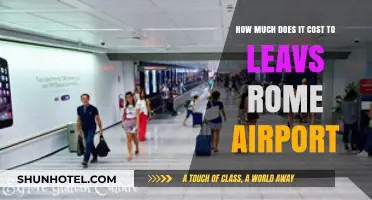Exploring Rome: A Guide to Airport Departure Expenses