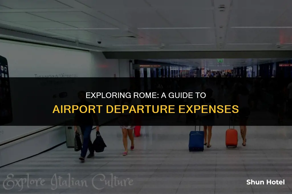how much does it cost to leavs rome airport