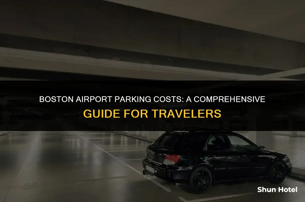 how much does it cost to park at boston airport