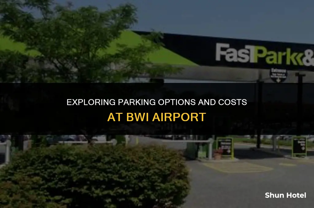 how much does it cost to park at bwi airport