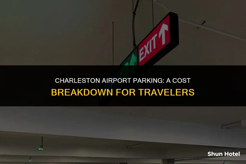 how much does it cost to park at charleston airport