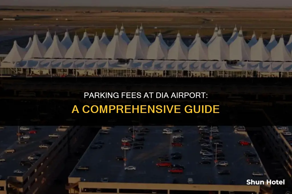 how much does it cost to park at dia airport
