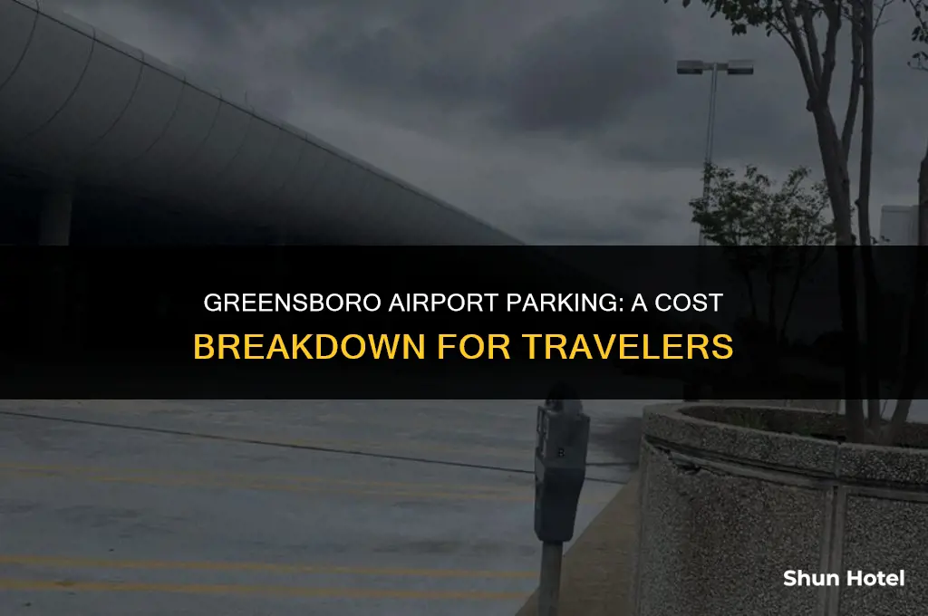 how much does it cost to park at greensboro airport
