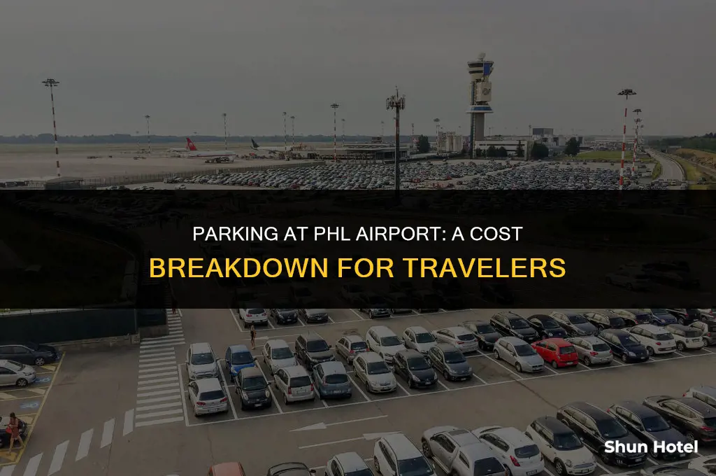 how much does it cost to park at phl airport