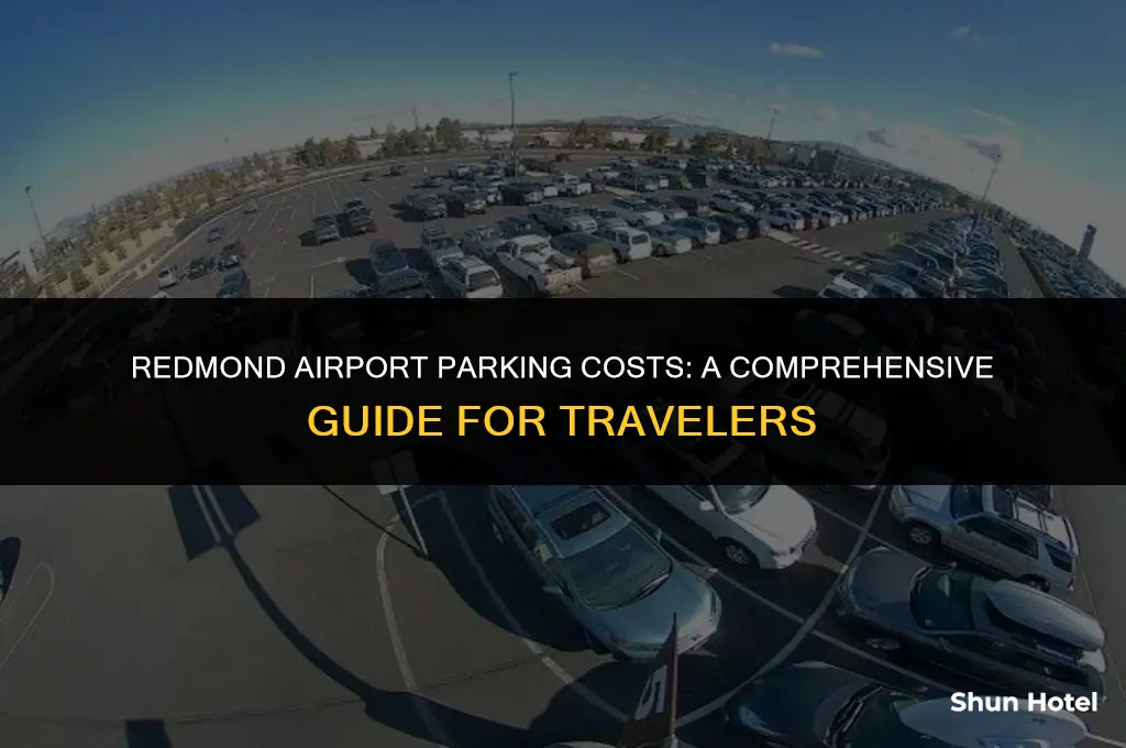 how much does it cost to park at redmond airport