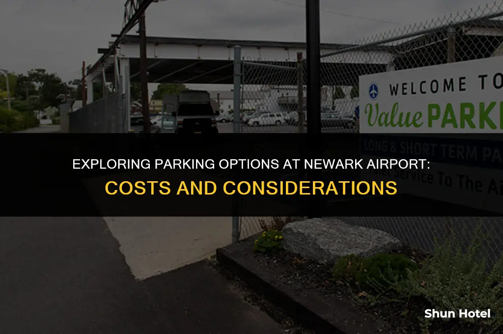 how much does it cost to park in newark airport