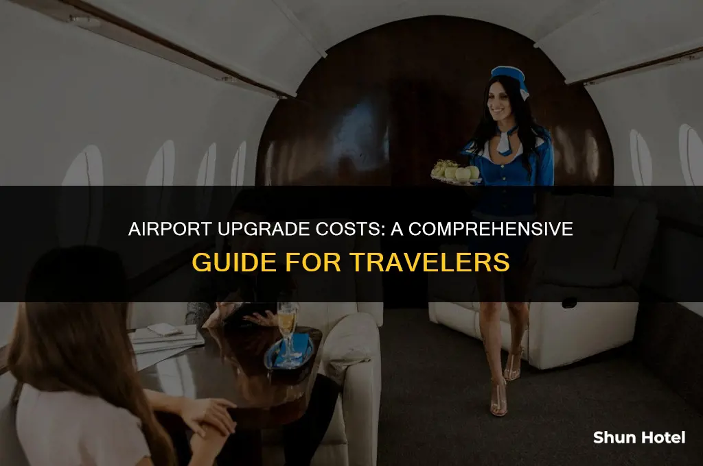 how much does it cost to upgrade at the airport