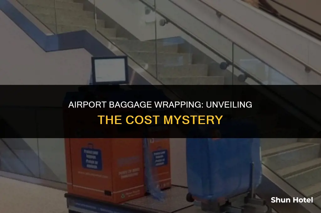how much does it cost to wrap suitcase at airport