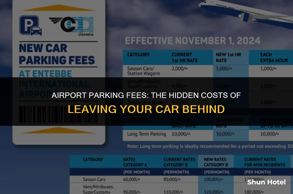 how much does leaving your car at the airport cost