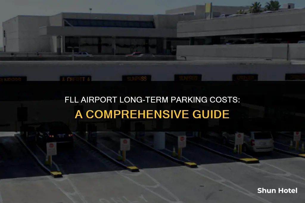 how much does long term parking at fll airport cost