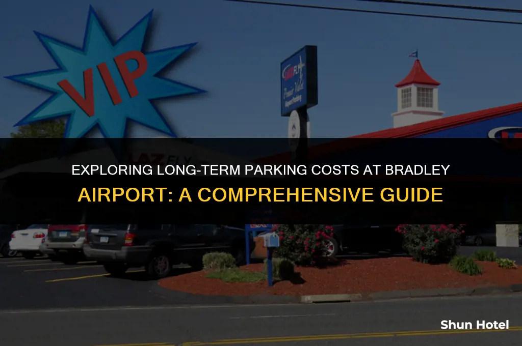 how much does long term parking cost at bradley airport