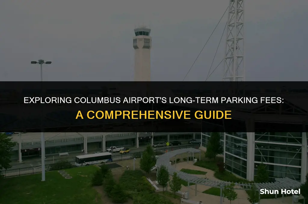 how much does long term parking cost at columbus airport