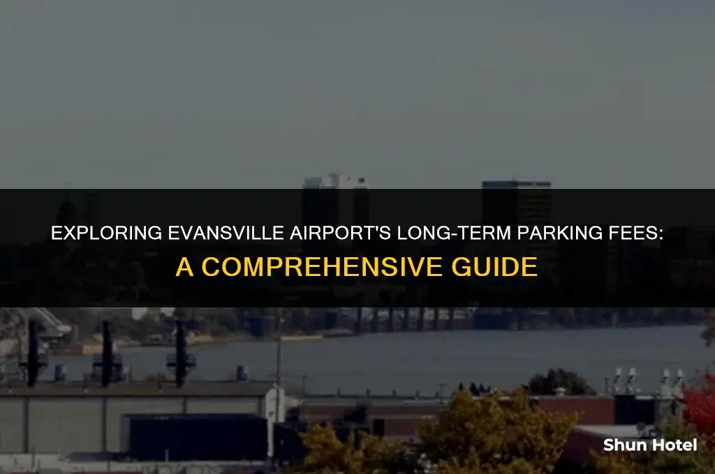 how much does long term parking cost at evansville airport