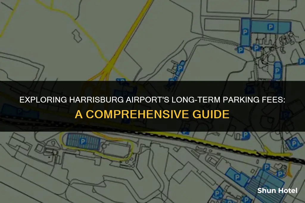 how much does long term parking cost at harrisburg airport