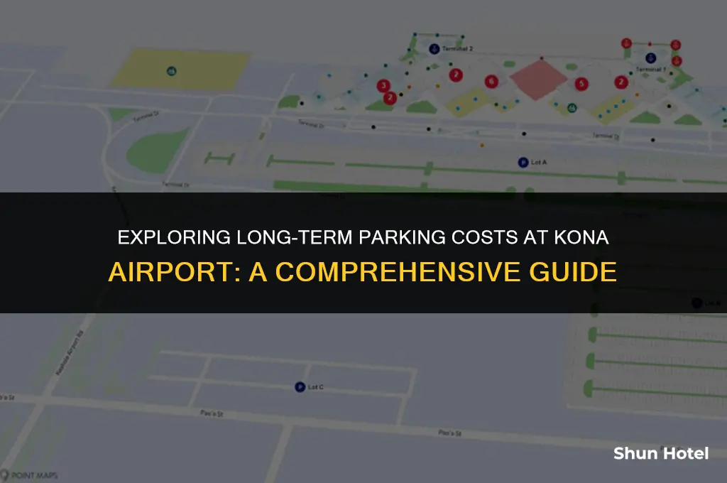 how much does long term parking cost at kona airport