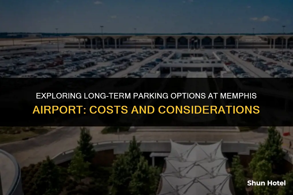 how much does long term parking cost at memphis airport