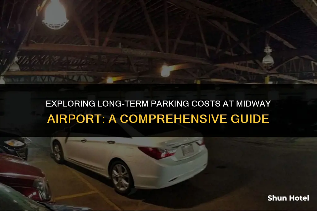 how much does long term parking cost at midway airport