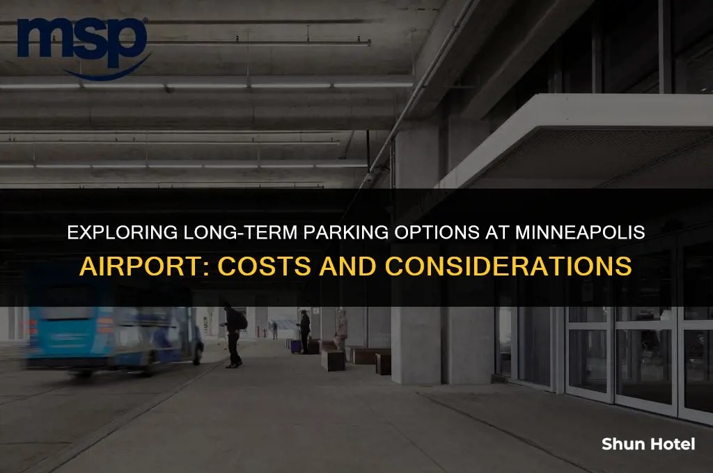 how much does long term parking cost at minneapolis airport