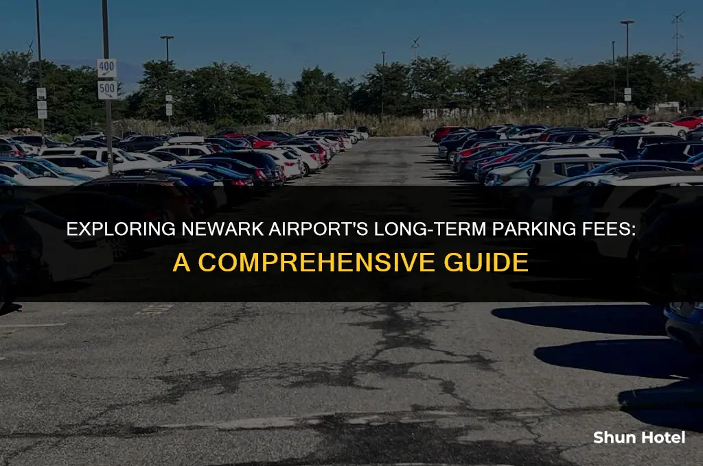 how much does long term parking cost at newark airport