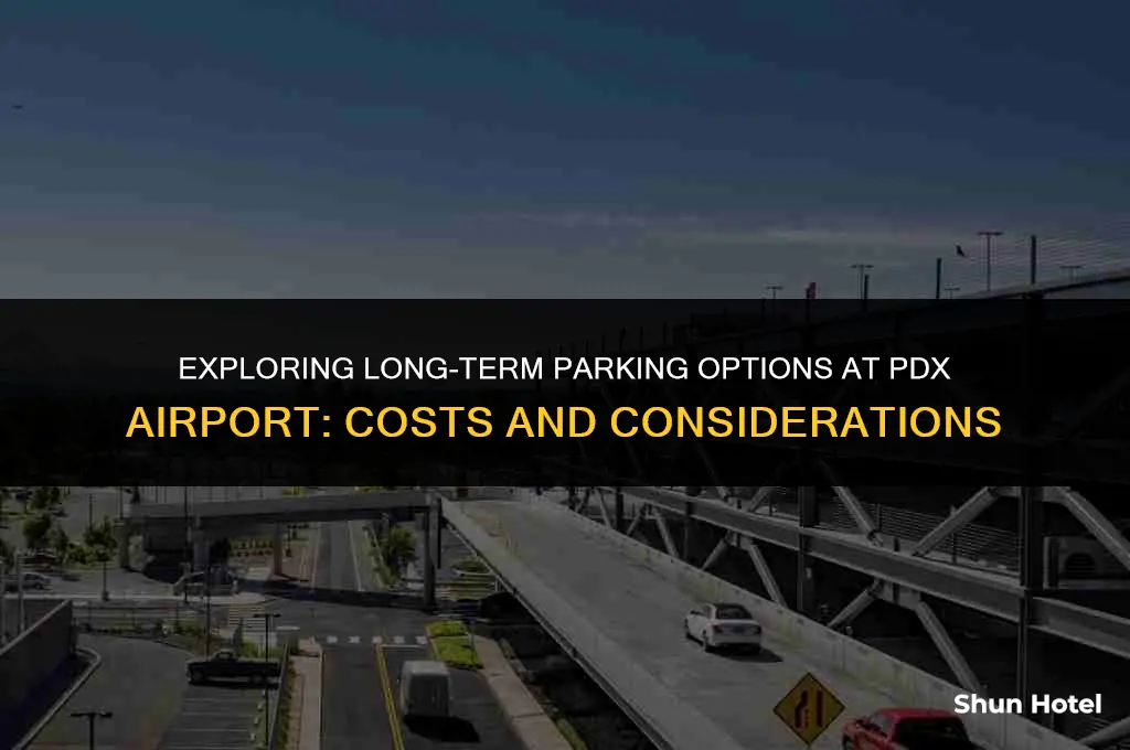 how much does long term parking cost at pdx airport
