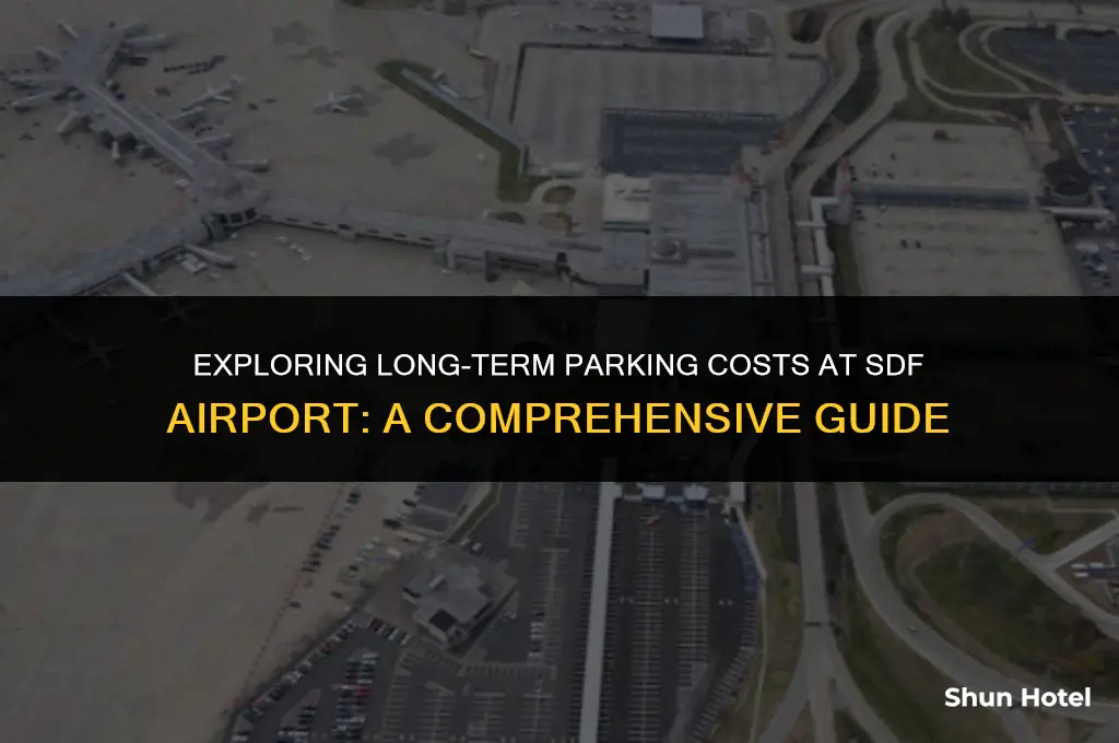 how much does long term parking cost at sdf airport