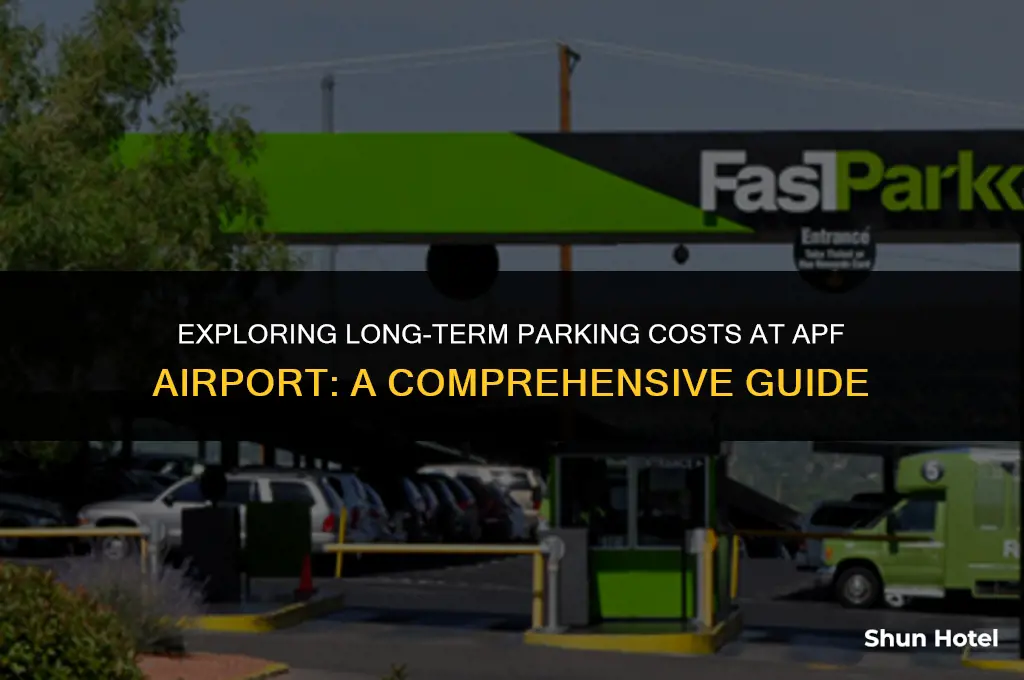 how much does longterm park8ng cost at apf airport